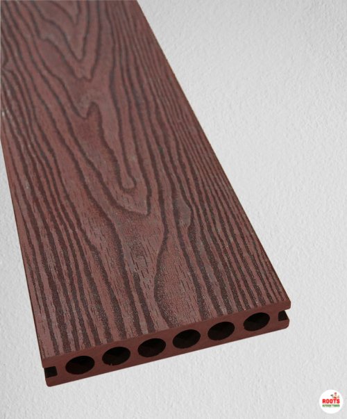 3D EMBOSSED PREMIUM COMPOSITE DECKING 5.4 M MERBAU RED